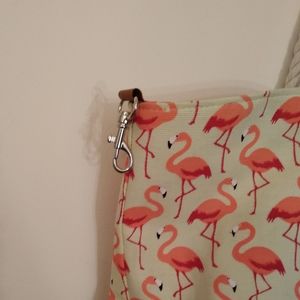 caribbean joe flamingo beach bag